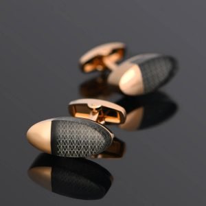 Radiant Gold Tone Cufflinks FSCUFFS005